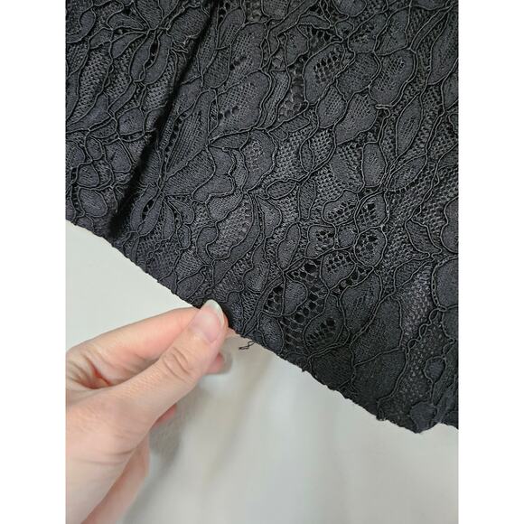 Veronica Beard Black Ashburn Jacket Lace Blazer Size 6 - Picture 10 of 13